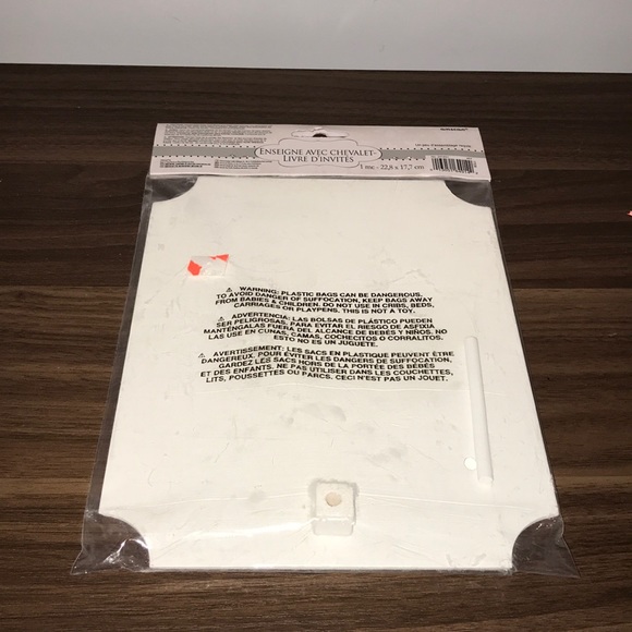 White guest book sign - Picture 5 of 7